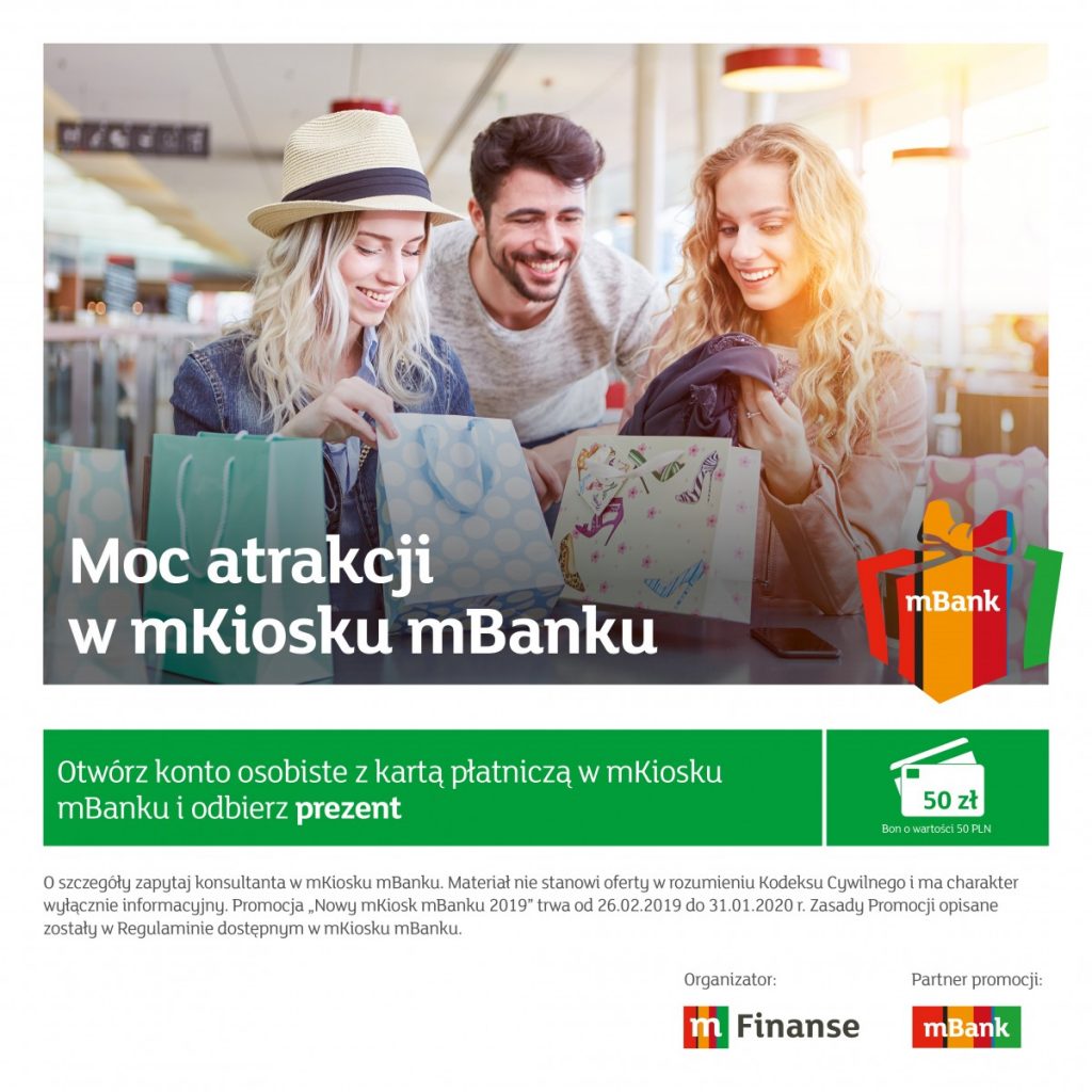 Otwórz konto i odbierz prezent – promocja mBanku